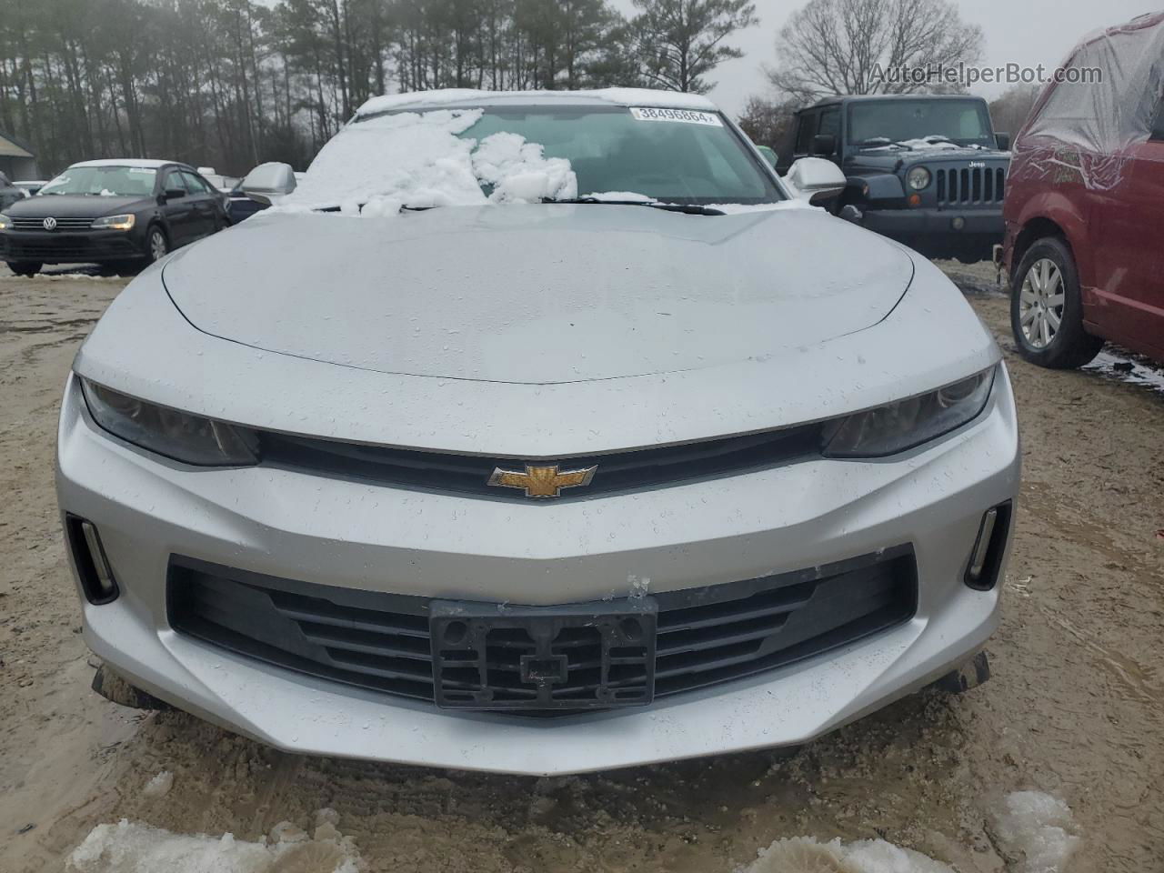 2018 Chevrolet Camaro Lt Silver vin: 1G1FB1RS4J0190958