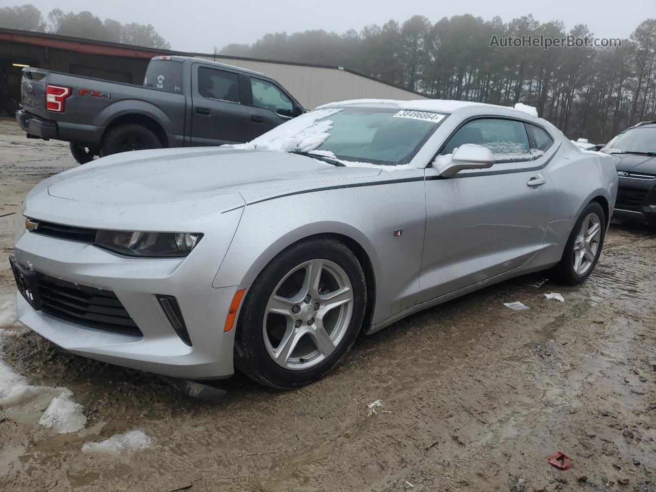 2018 Chevrolet Camaro Lt Silver vin: 1G1FB1RS4J0190958