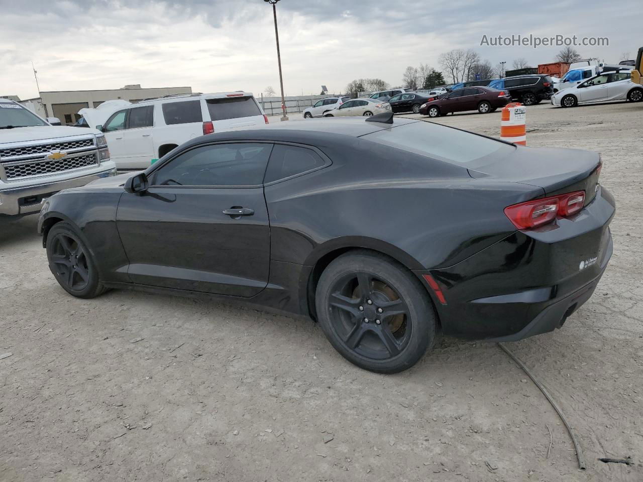 2020 Chevrolet Camaro Ls Black vin: 1G1FB1RS4L0112165