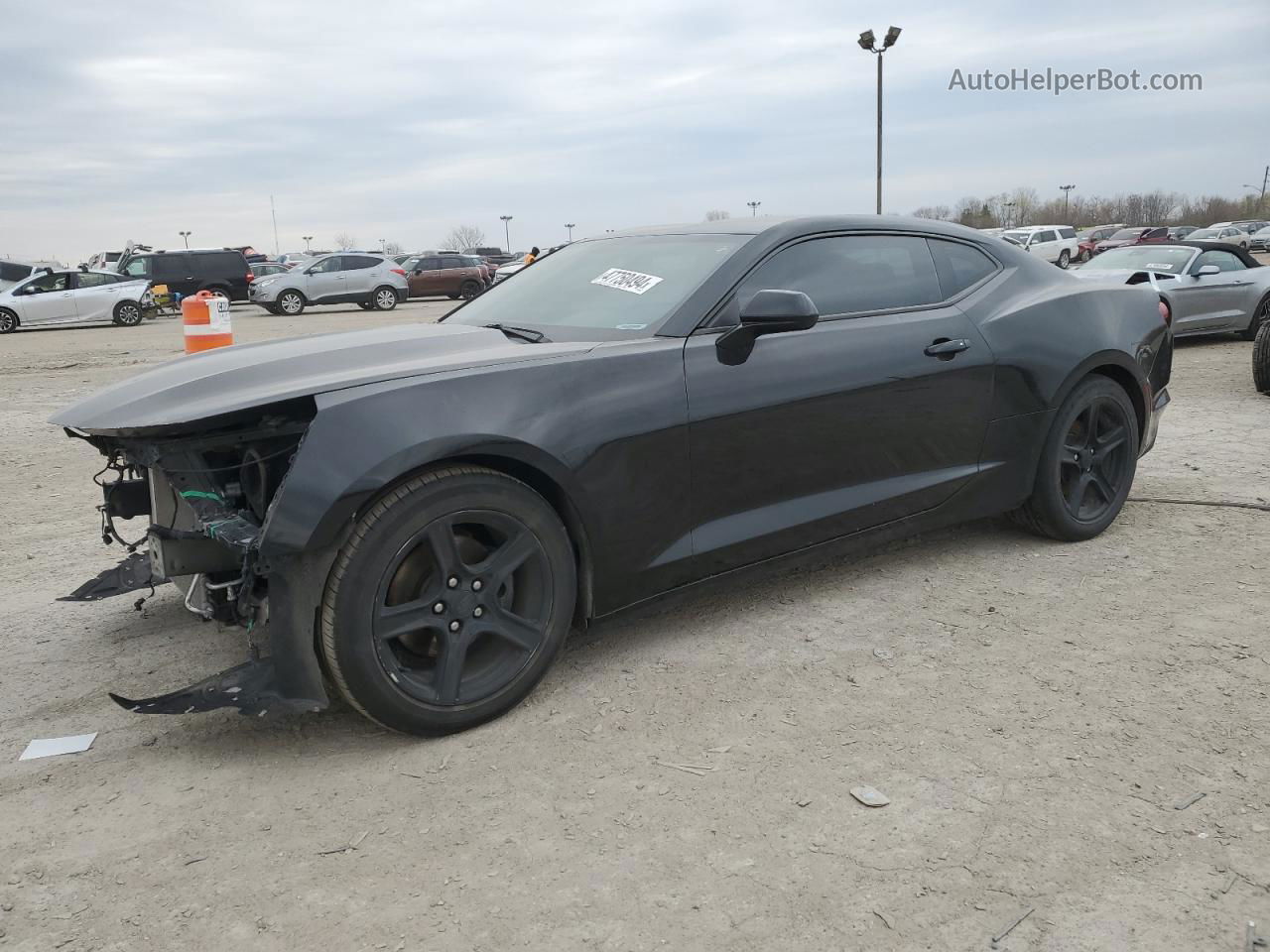 2020 Chevrolet Camaro Ls Black vin: 1G1FB1RS4L0112165