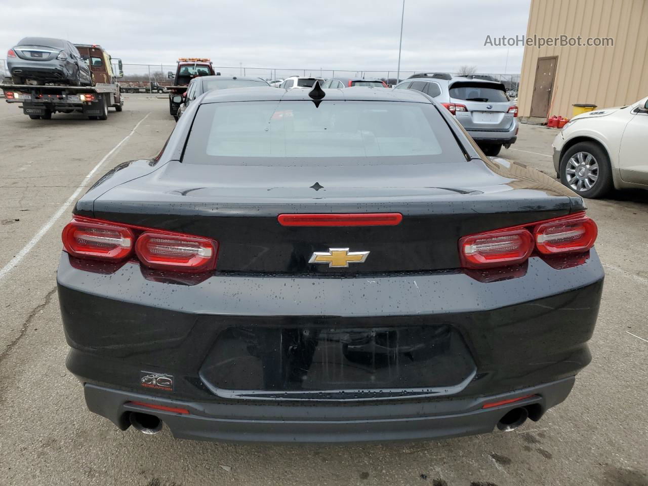 2020 Chevrolet Camaro Ls Black vin: 1G1FB1RS4L0113333