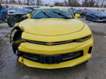 2017 Chevrolet Camaro Lt Yellow vin: 1G1FB1RS5H0104101