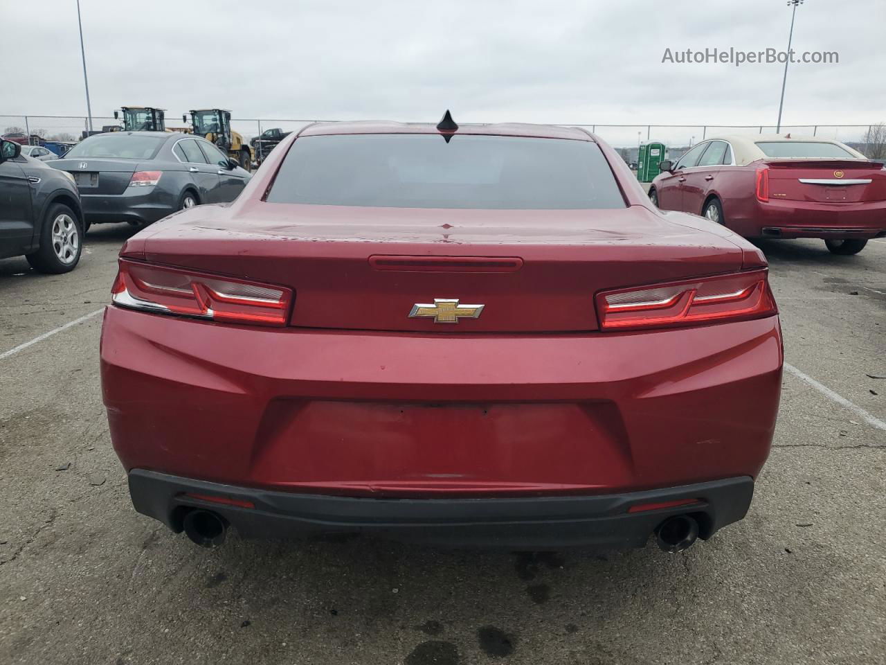 2017 Chevrolet Camaro Lt Red vin: 1G1FB1RS5H0111050