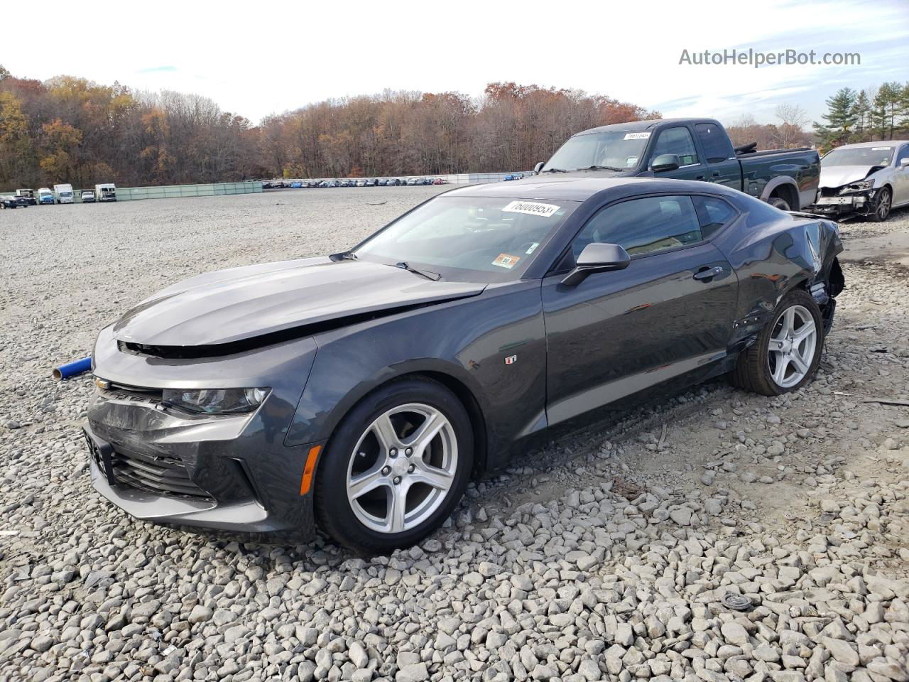 2017 Chevrolet Camaro Lt Black vin: 1G1FB1RS5H0114370