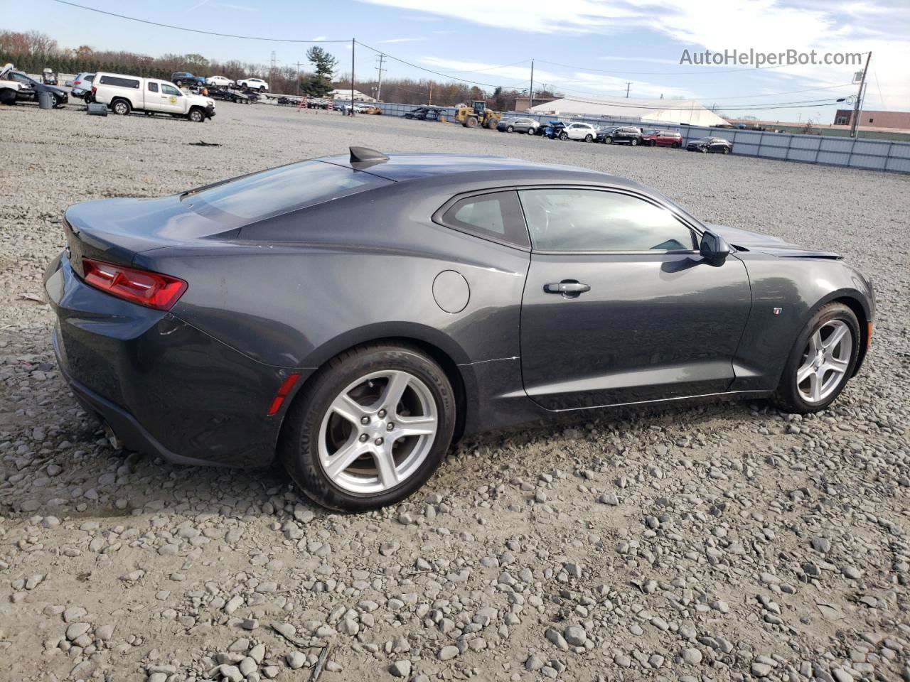 2017 Chevrolet Camaro Lt Black vin: 1G1FB1RS5H0114370