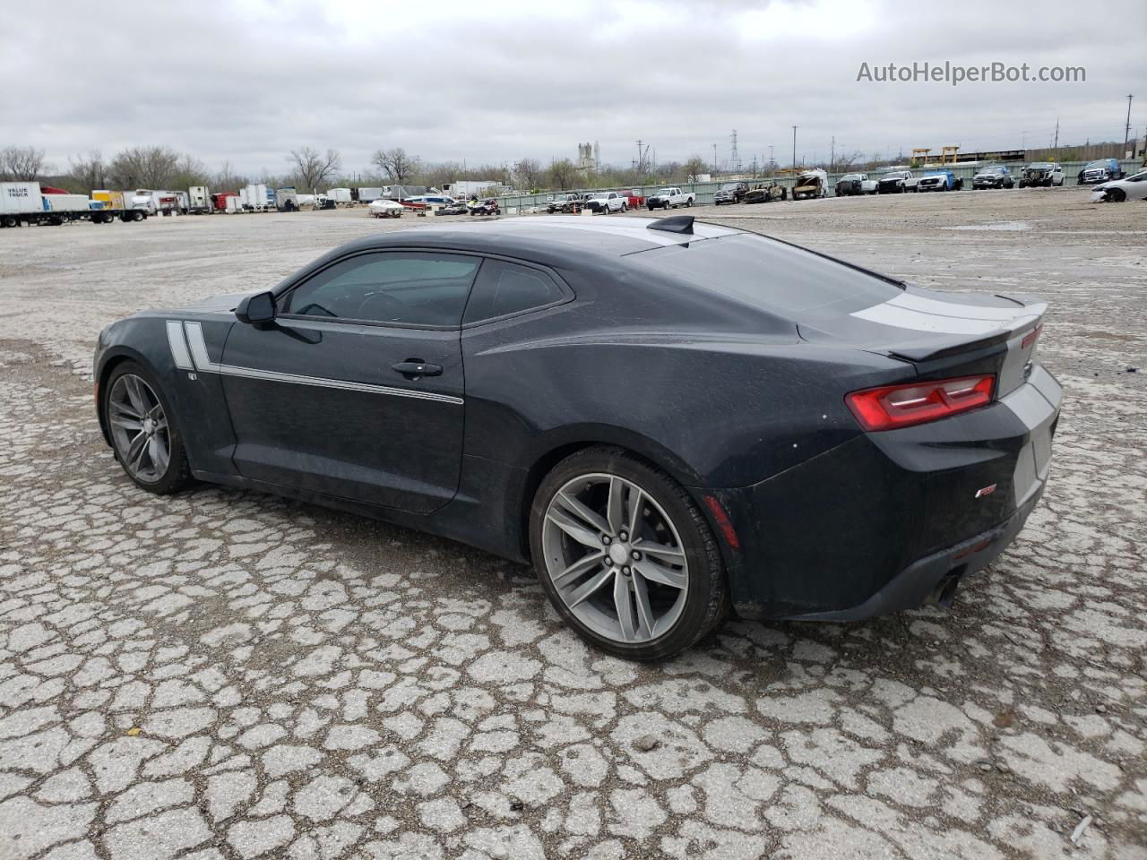 2018 Chevrolet Camaro Lt Black vin: 1G1FB1RS5J0116187