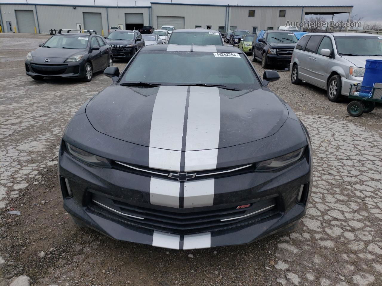 2018 Chevrolet Camaro Lt Black vin: 1G1FB1RS5J0116187