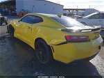 2018 Chevrolet Camaro 1lt Yellow vin: 1G1FB1RS5J0119607