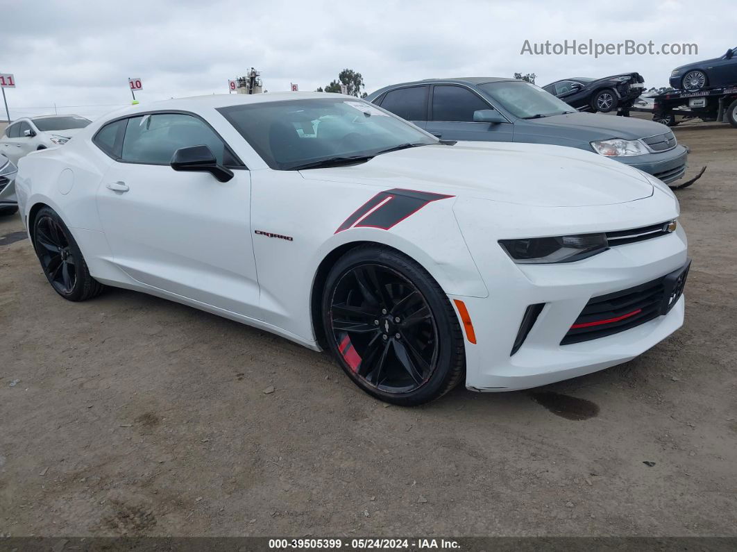 2018 Chevrolet Camaro 1lt White vin: 1G1FB1RS5J0153465