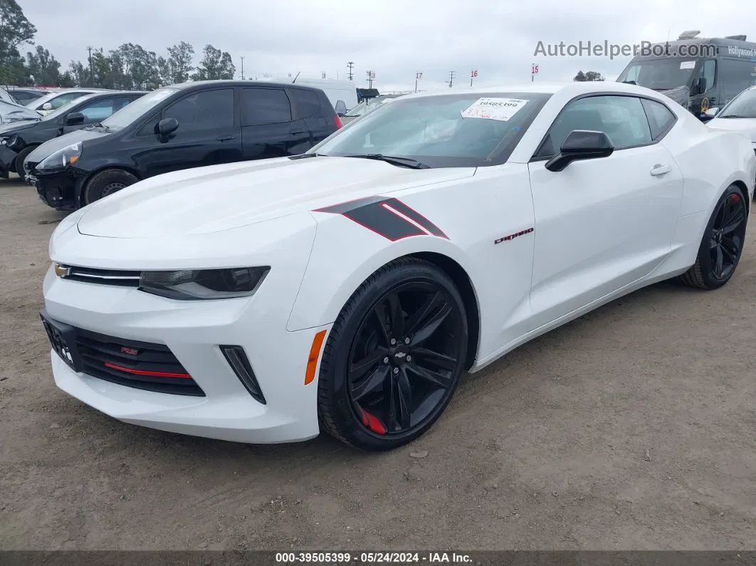 2018 Chevrolet Camaro 1lt White vin: 1G1FB1RS5J0153465