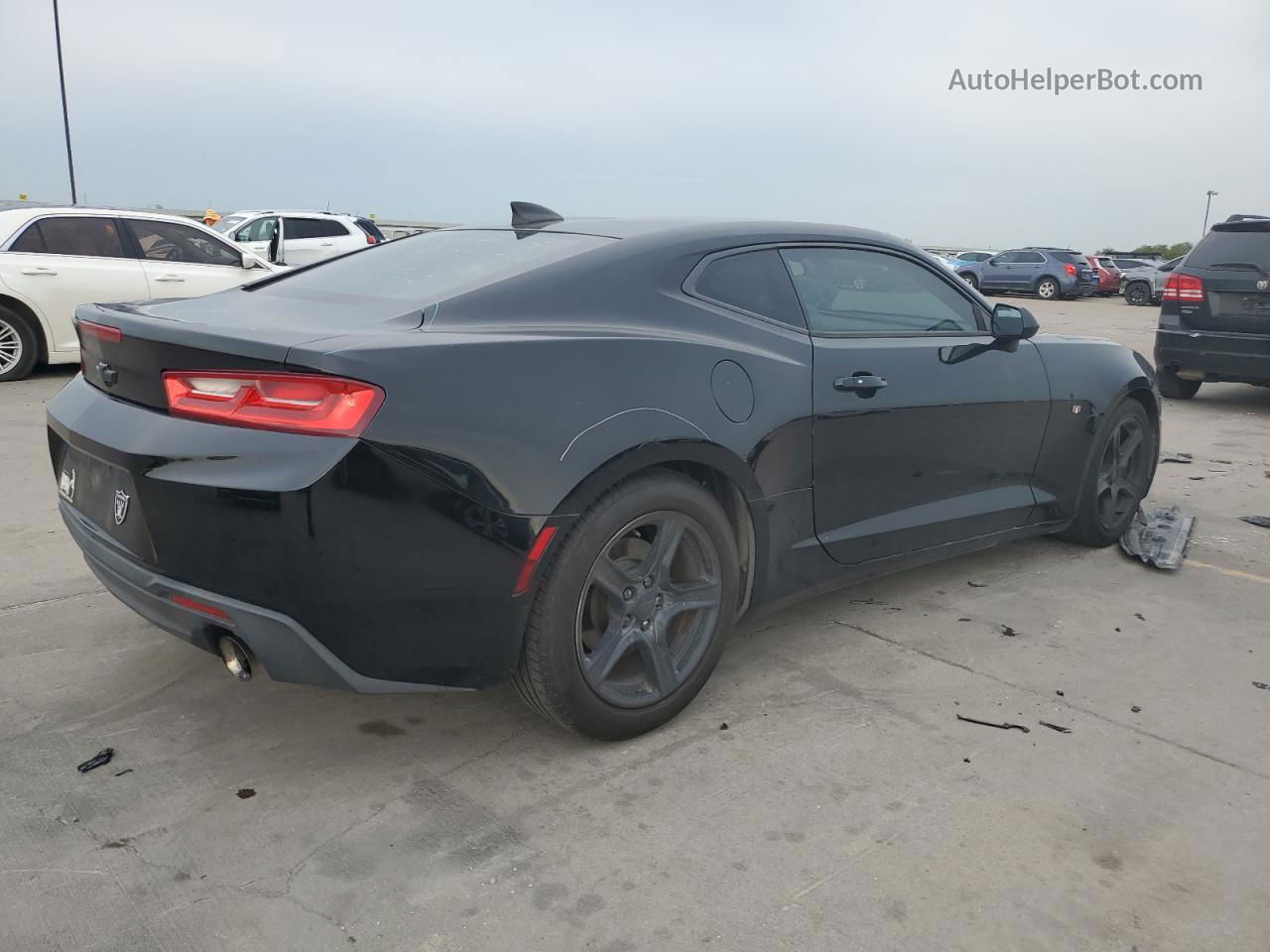 2018 Chevrolet Camaro Lt Black vin: 1G1FB1RS5J0163686