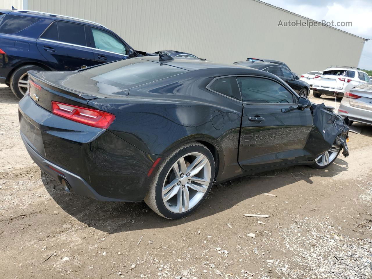 2018 Chevrolet Camaro Lt Черный vin: 1G1FB1RS5J0170010