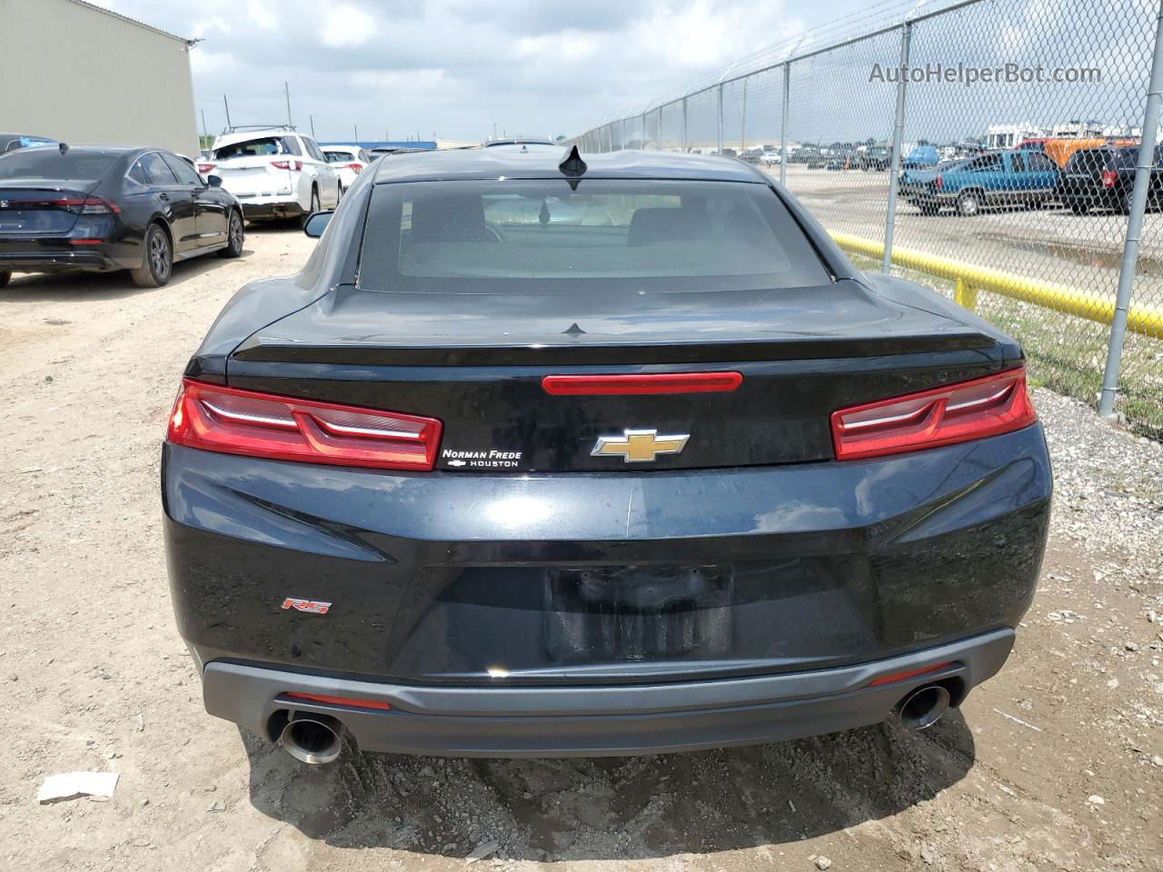 2018 Chevrolet Camaro Lt Black vin: 1G1FB1RS5J0170010