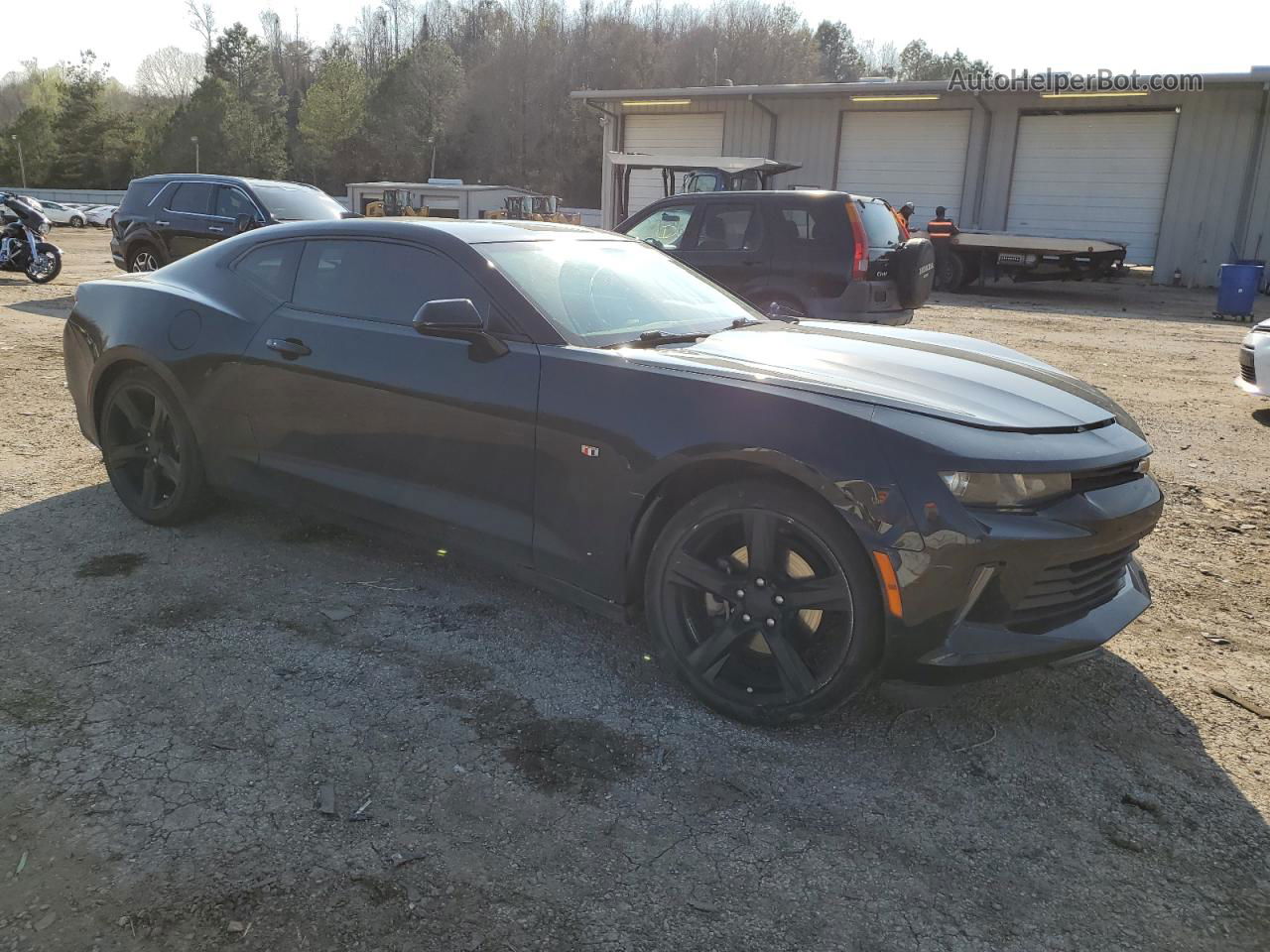 2018 Chevrolet Camaro Lt Black vin: 1G1FB1RS5J0178284