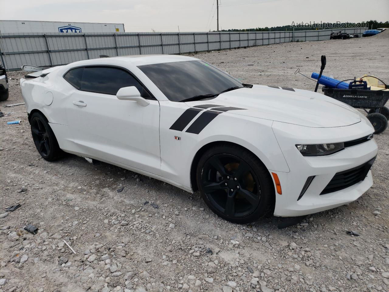 2018 Chevrolet Camaro Lt Белый vin: 1G1FB1RS5J0179578