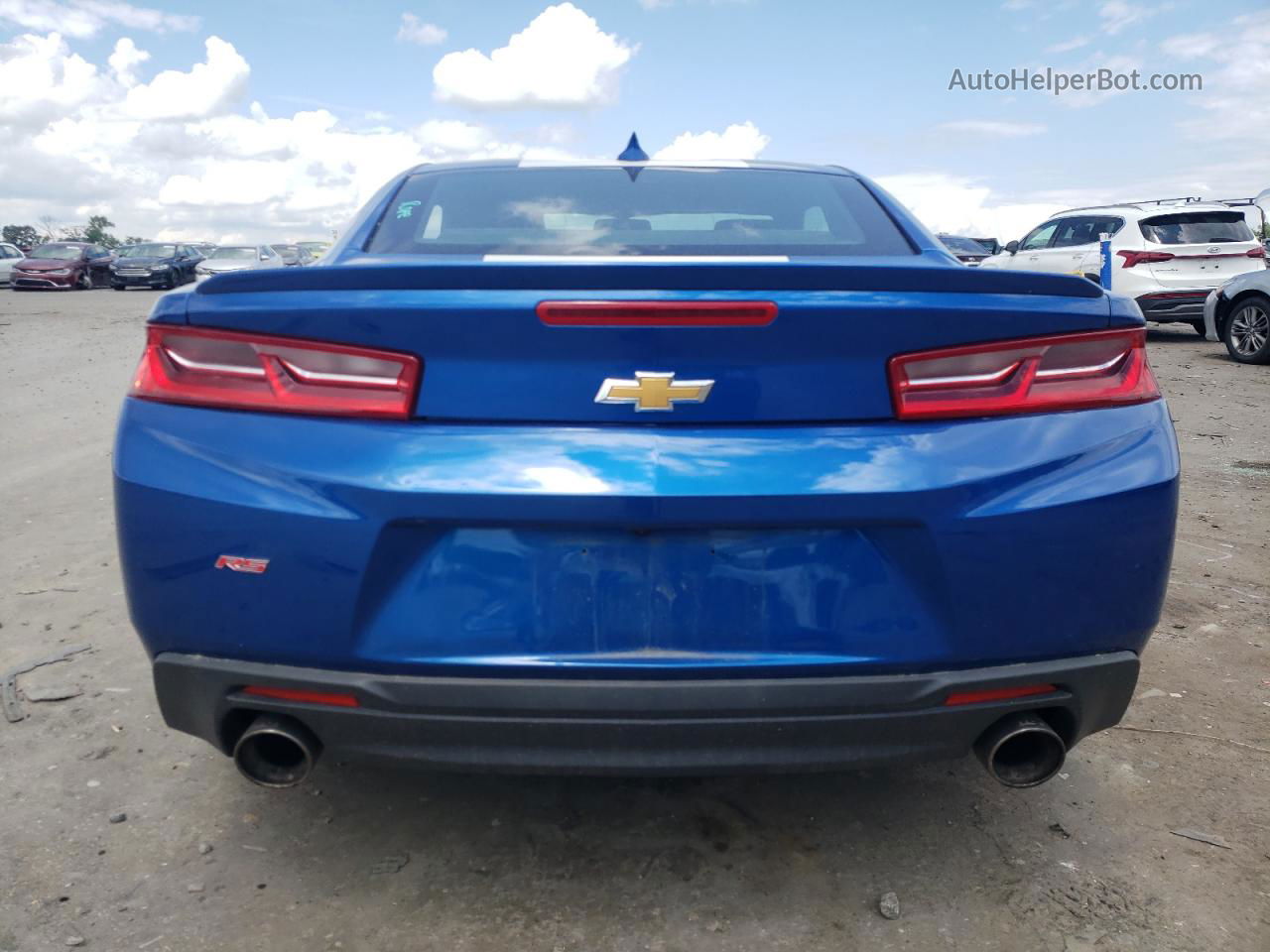 2018 Chevrolet Camaro Lt Blue vin: 1G1FB1RS5J0186708