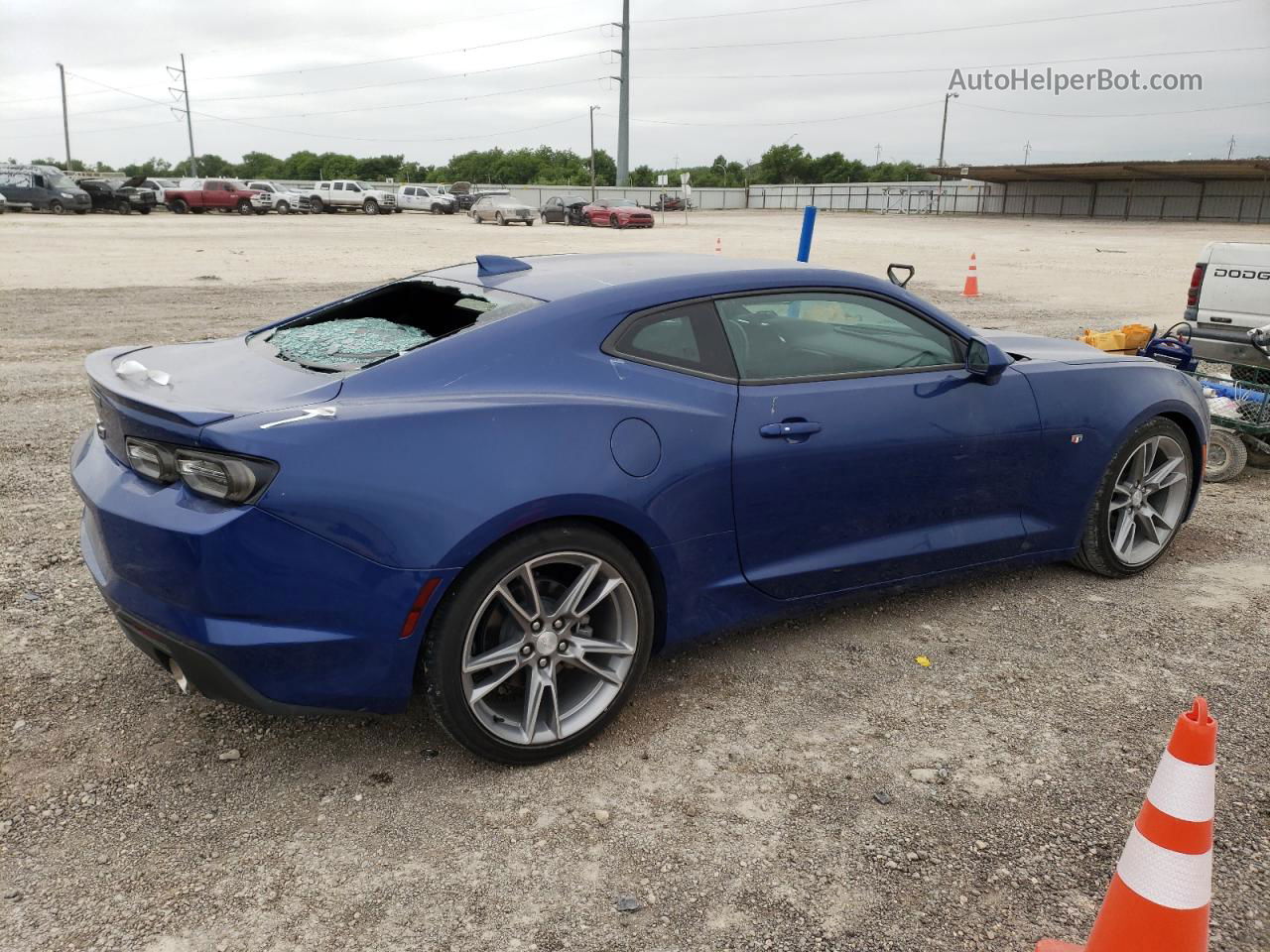 2020 Chevrolet Camaro Ls Blue vin: 1G1FB1RS5L0108416