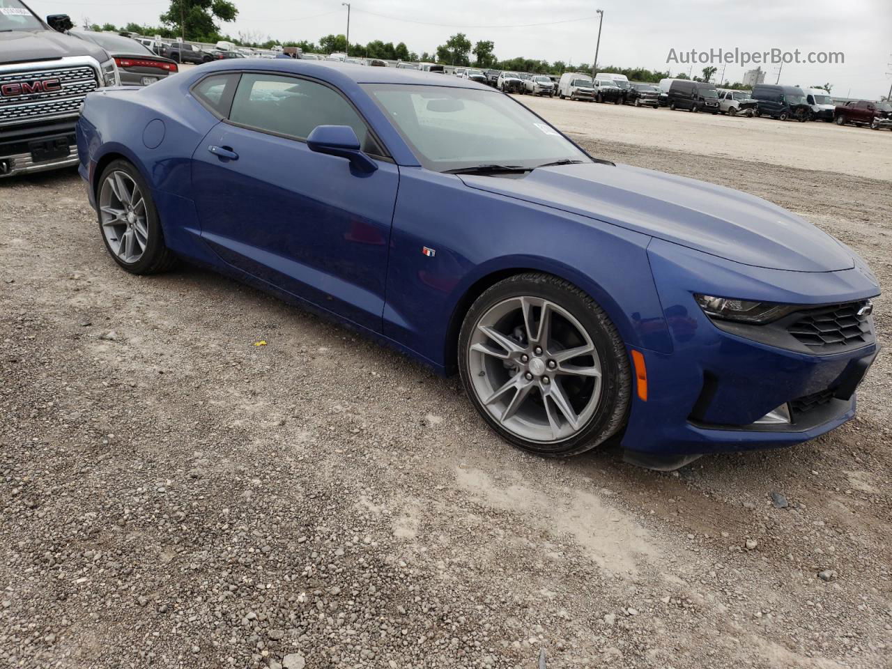 2020 Chevrolet Camaro Ls Blue vin: 1G1FB1RS5L0108416