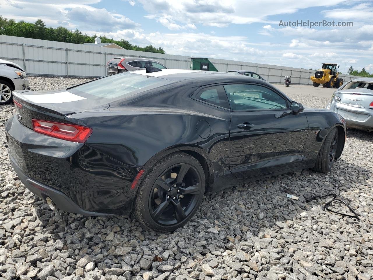 2017 Chevrolet Camaro Lt Black vin: 1G1FB1RS6H0121800