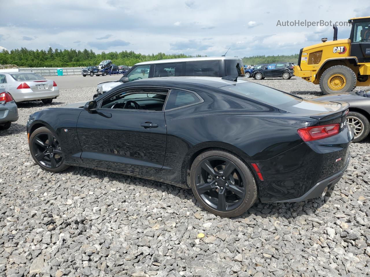 2017 Chevrolet Camaro Lt Black vin: 1G1FB1RS6H0121800