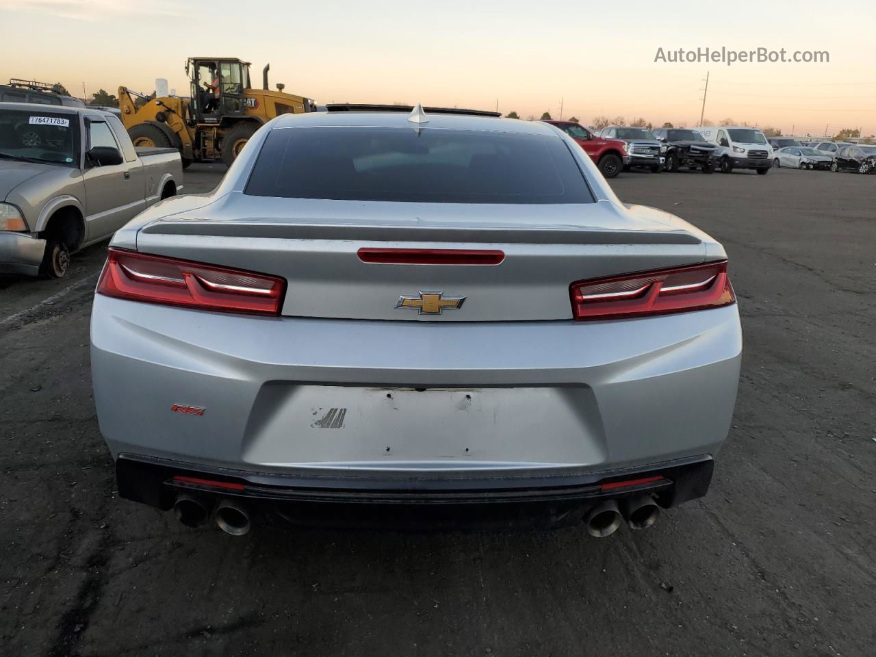 2017 Chevrolet Camaro Lt Silver vin: 1G1FB1RS6H0143487