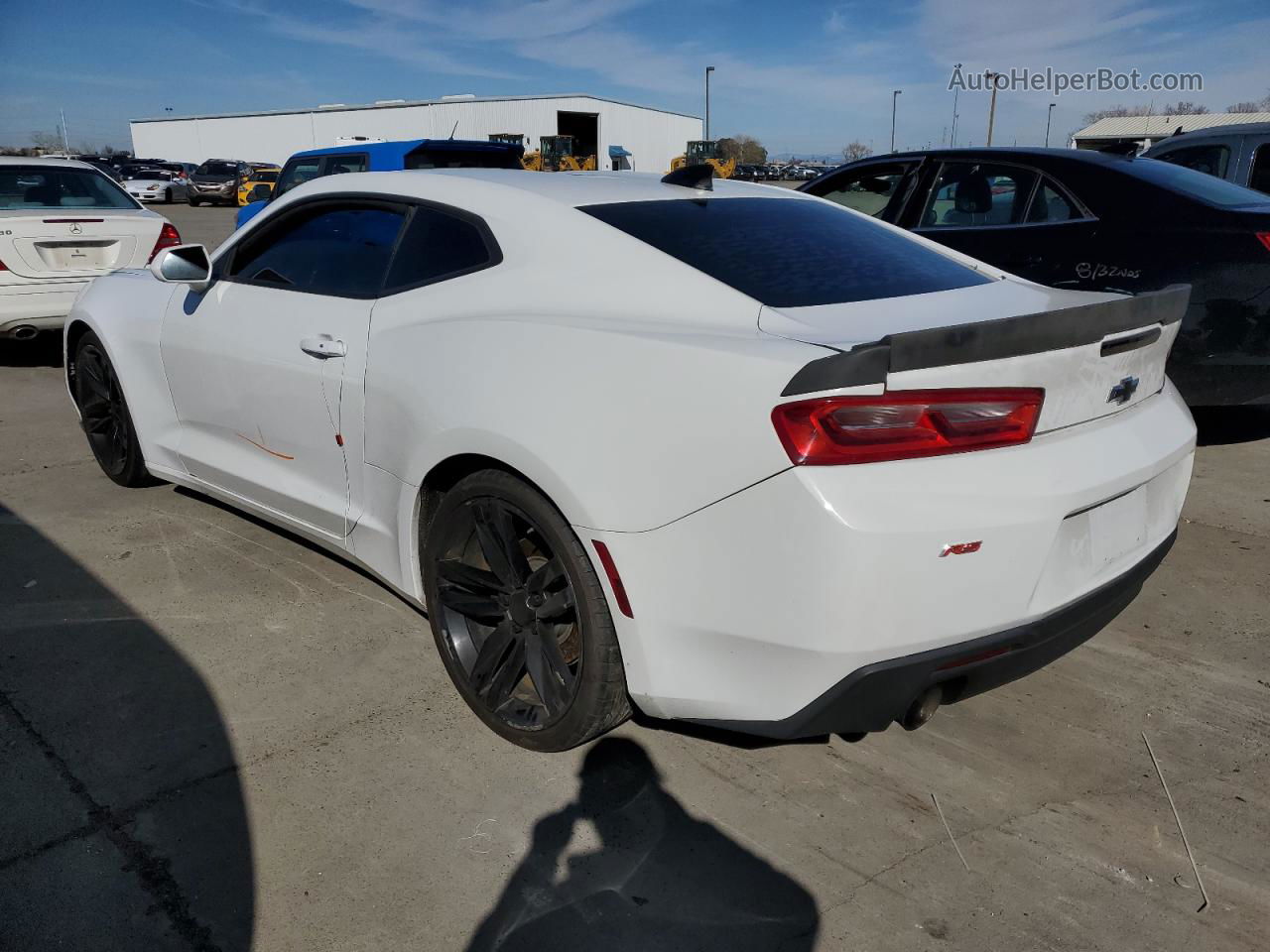 2017 Chevrolet Camaro Lt White vin: 1G1FB1RS6H0151444