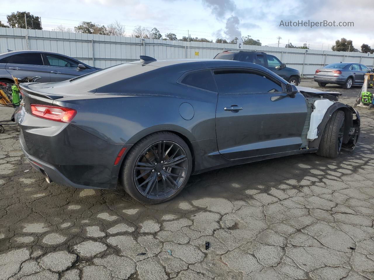 2017 Chevrolet Camaro Lt Gray vin: 1G1FB1RS6H0157924