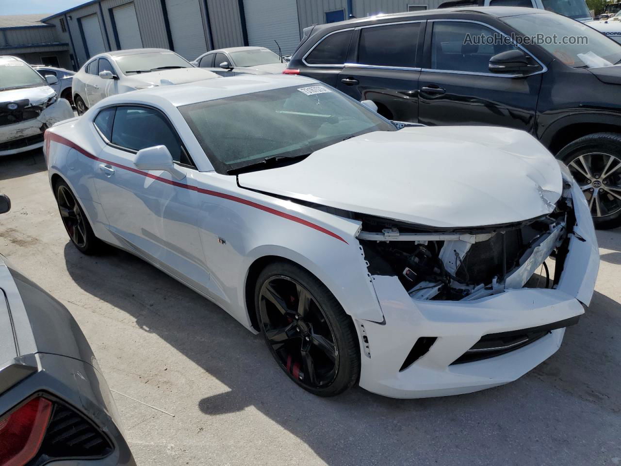 2018 Chevrolet Camaro Lt White vin: 1G1FB1RS6J0143852