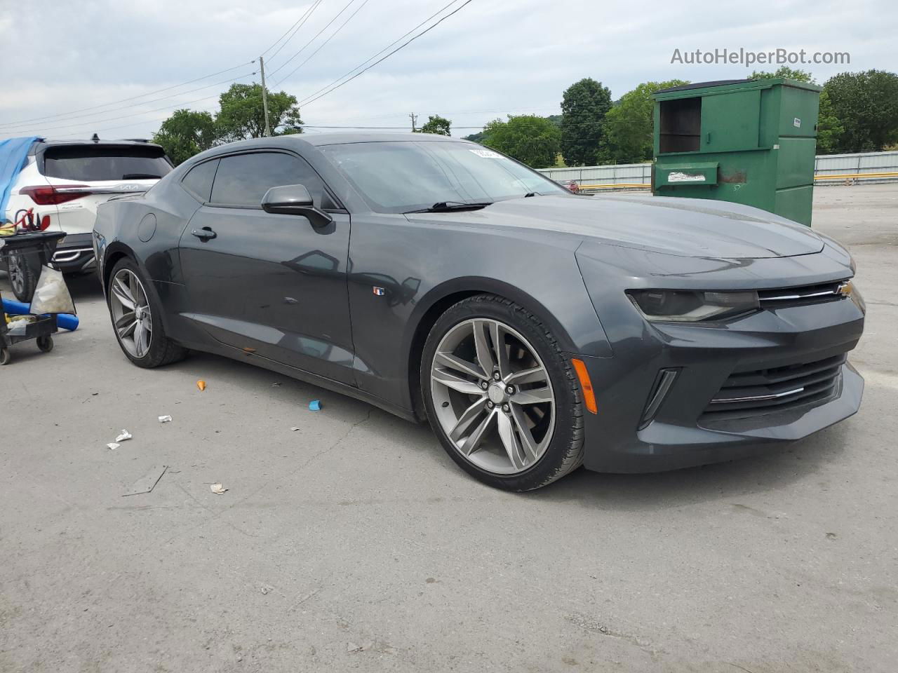 2018 Chevrolet Camaro Lt Gray vin: 1G1FB1RS6J0153541