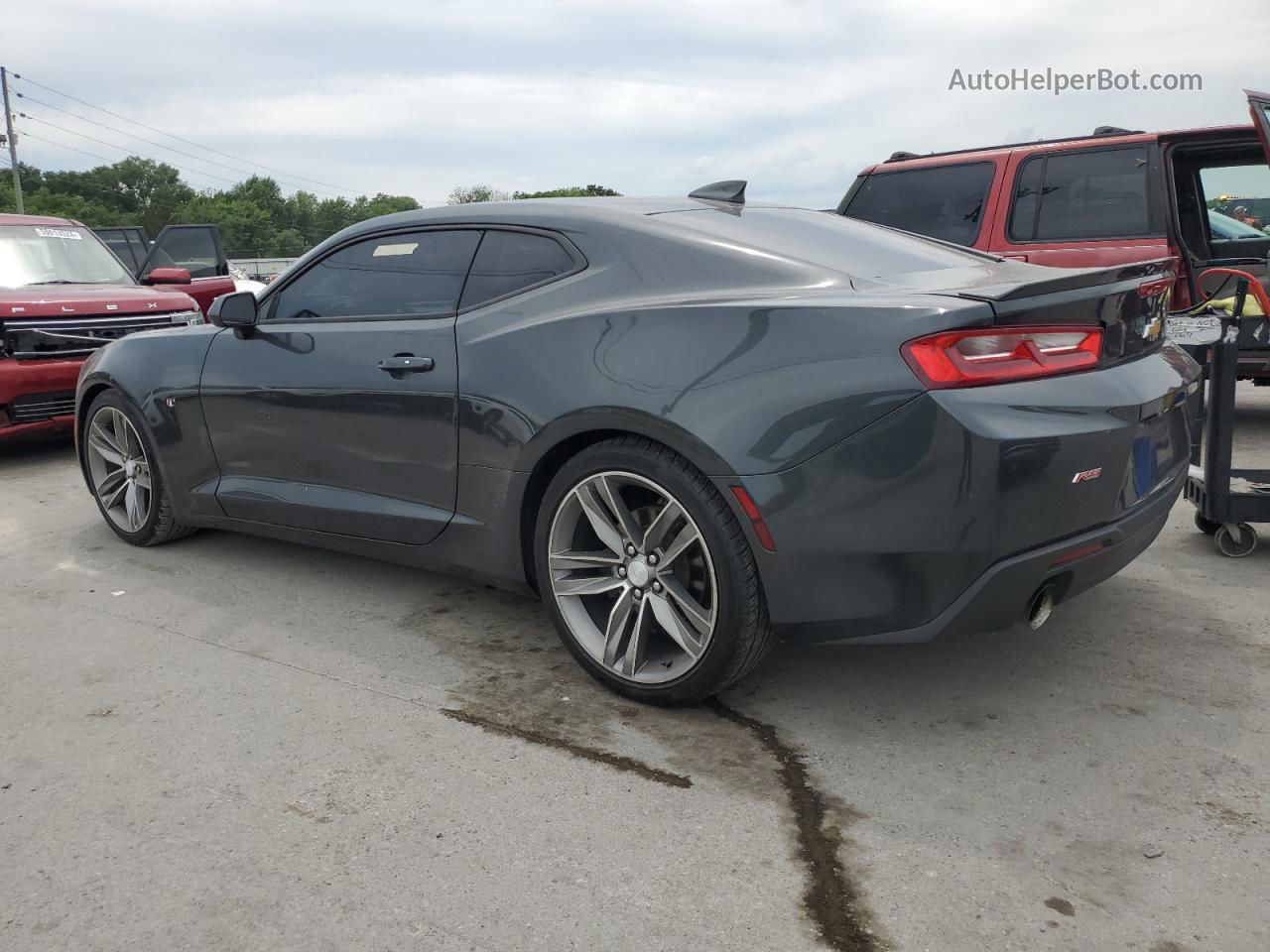 2018 Chevrolet Camaro Lt Серый vin: 1G1FB1RS6J0153541