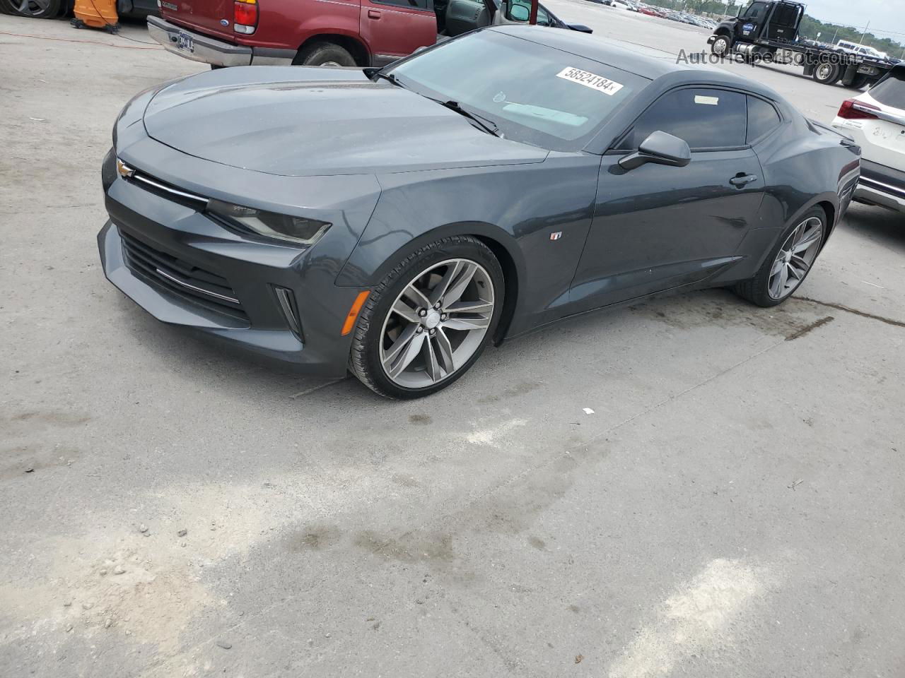 2018 Chevrolet Camaro Lt Серый vin: 1G1FB1RS6J0153541