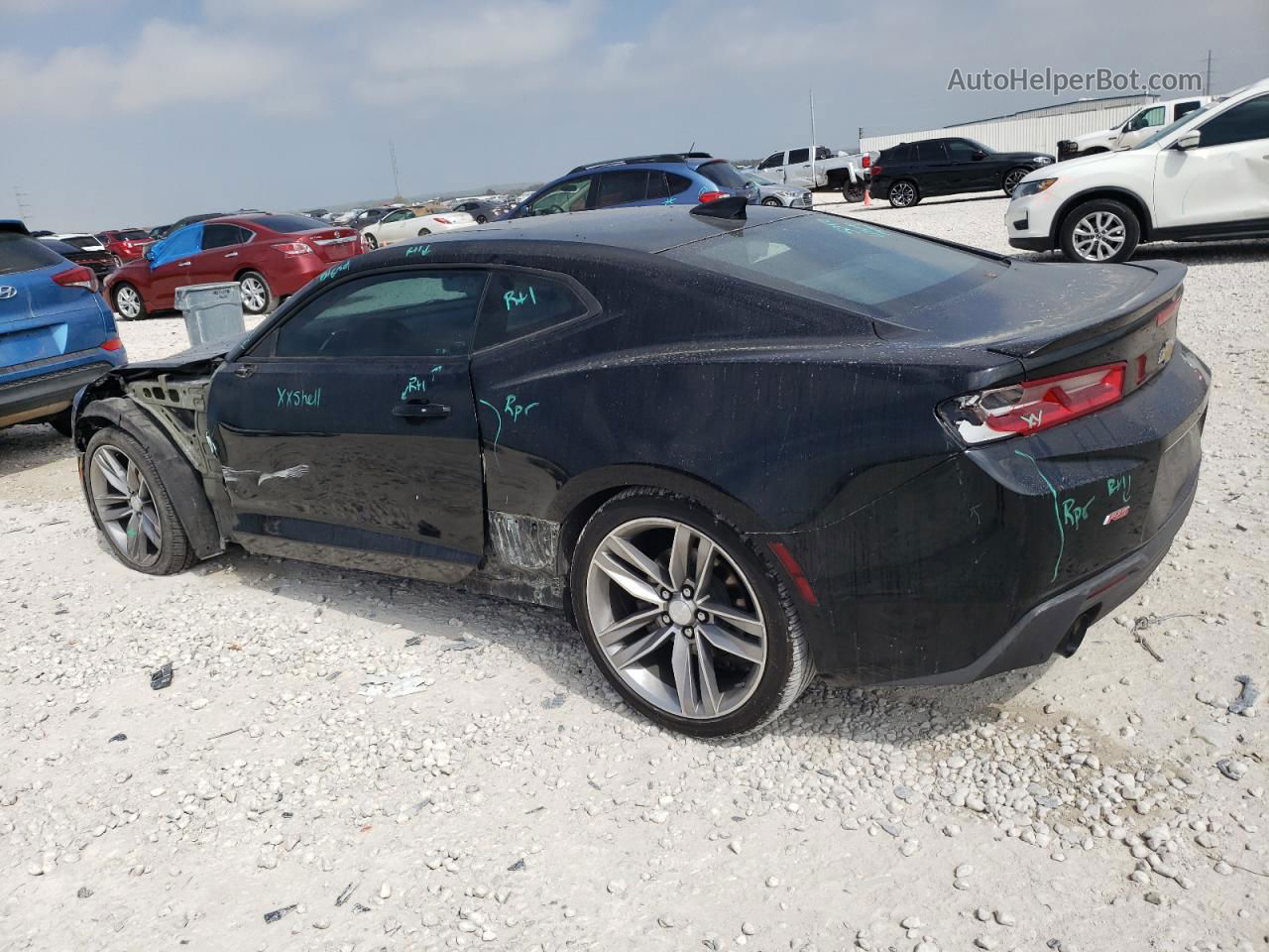 2018 Chevrolet Camaro Lt Черный vin: 1G1FB1RS6J0160649