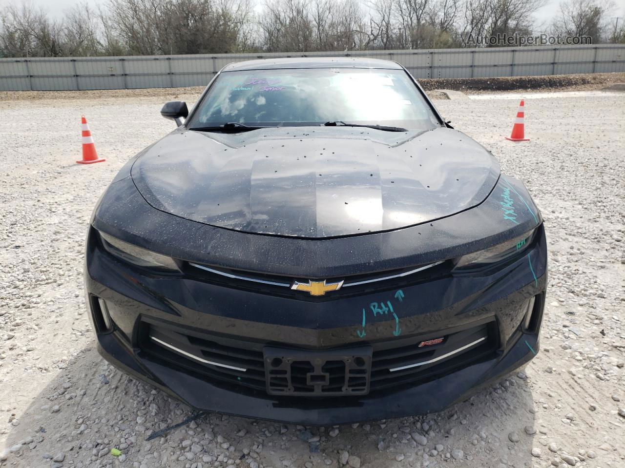 2018 Chevrolet Camaro Lt Black vin: 1G1FB1RS6J0160649