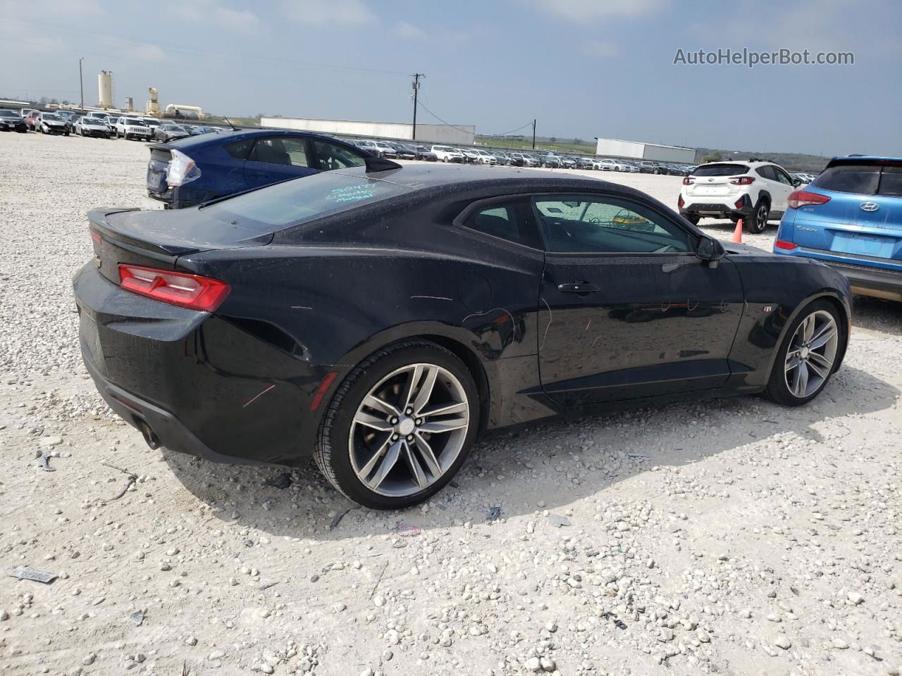 2018 Chevrolet Camaro Lt Black vin: 1G1FB1RS6J0160649