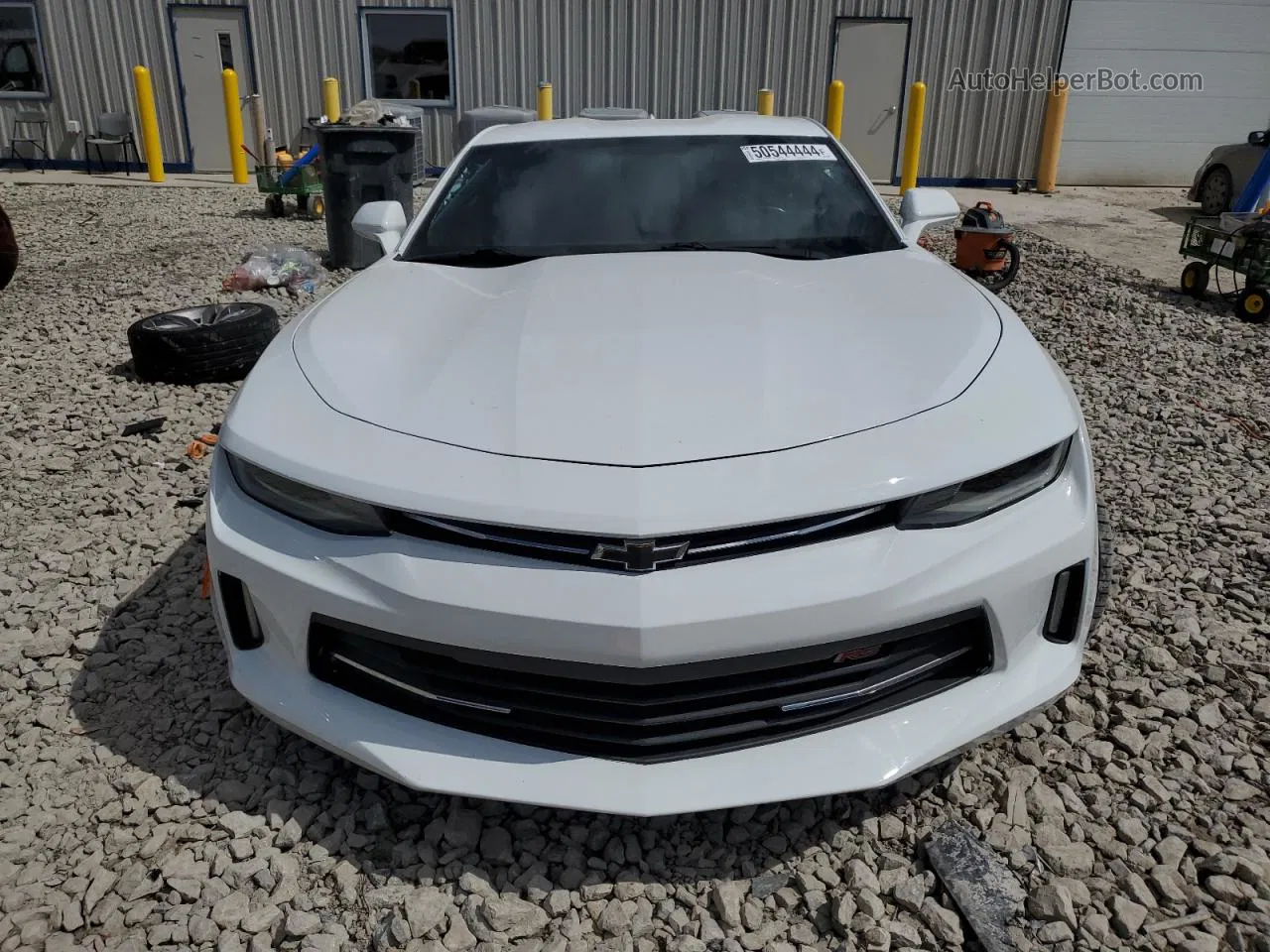 2018 Chevrolet Camaro Lt White vin: 1G1FB1RS6J0169321