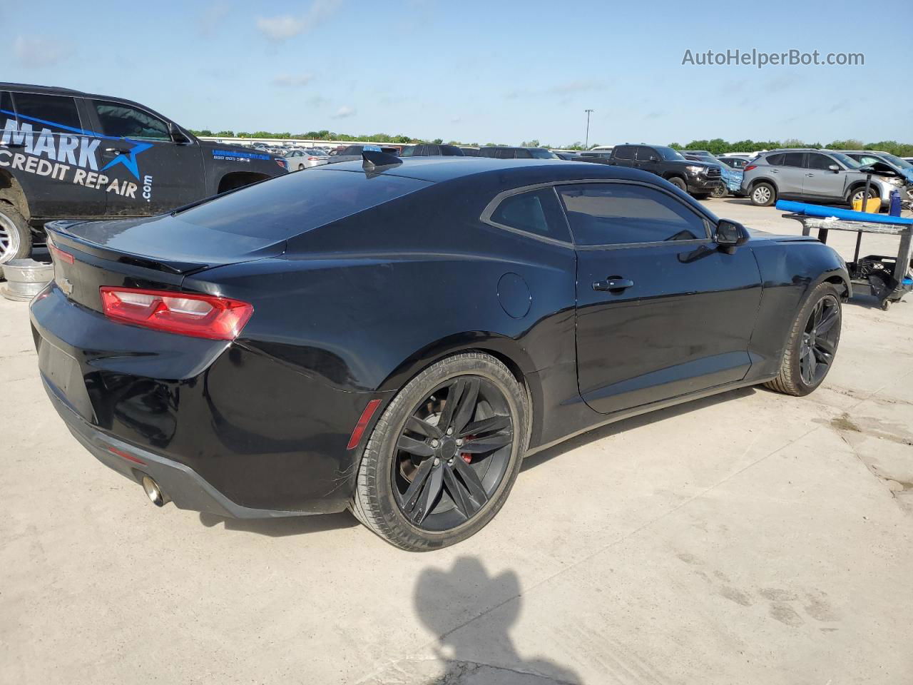 2018 Chevrolet Camaro Lt Black vin: 1G1FB1RS6J0182750