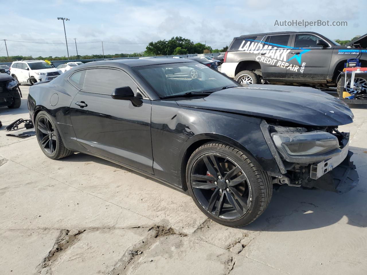 2018 Chevrolet Camaro Lt Black vin: 1G1FB1RS6J0182750