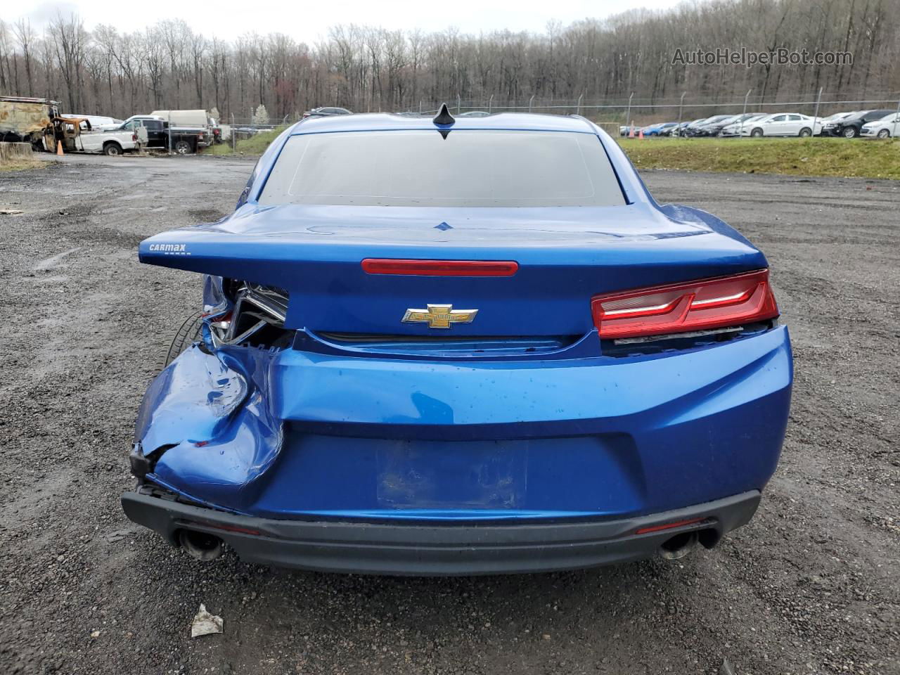 2018 Chevrolet Camaro Lt Blue vin: 1G1FB1RS6J0190461