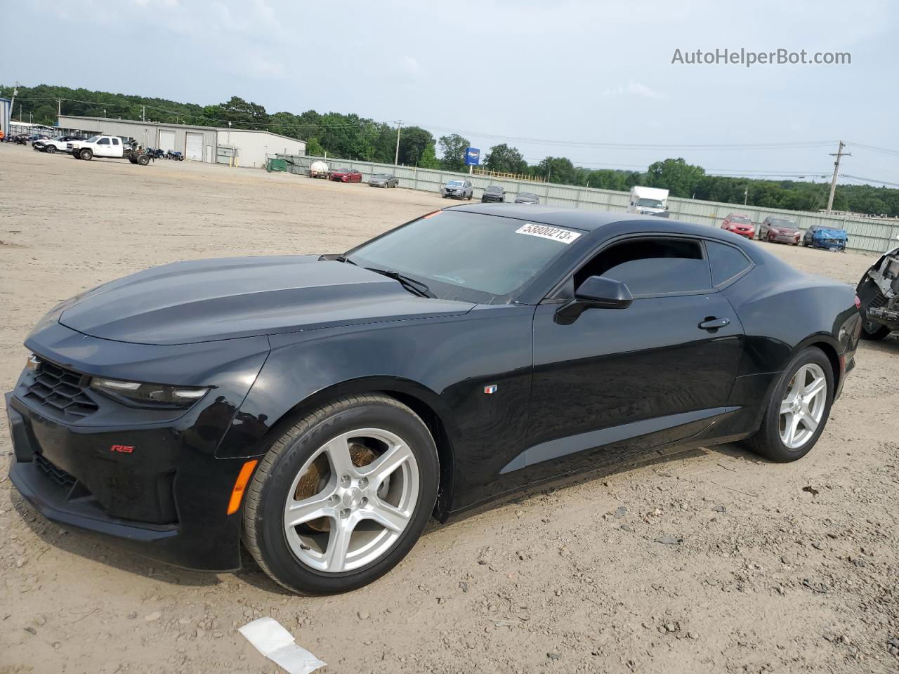 2020 Chevrolet Camaro Ls Black vin: 1G1FB1RS6L0119103