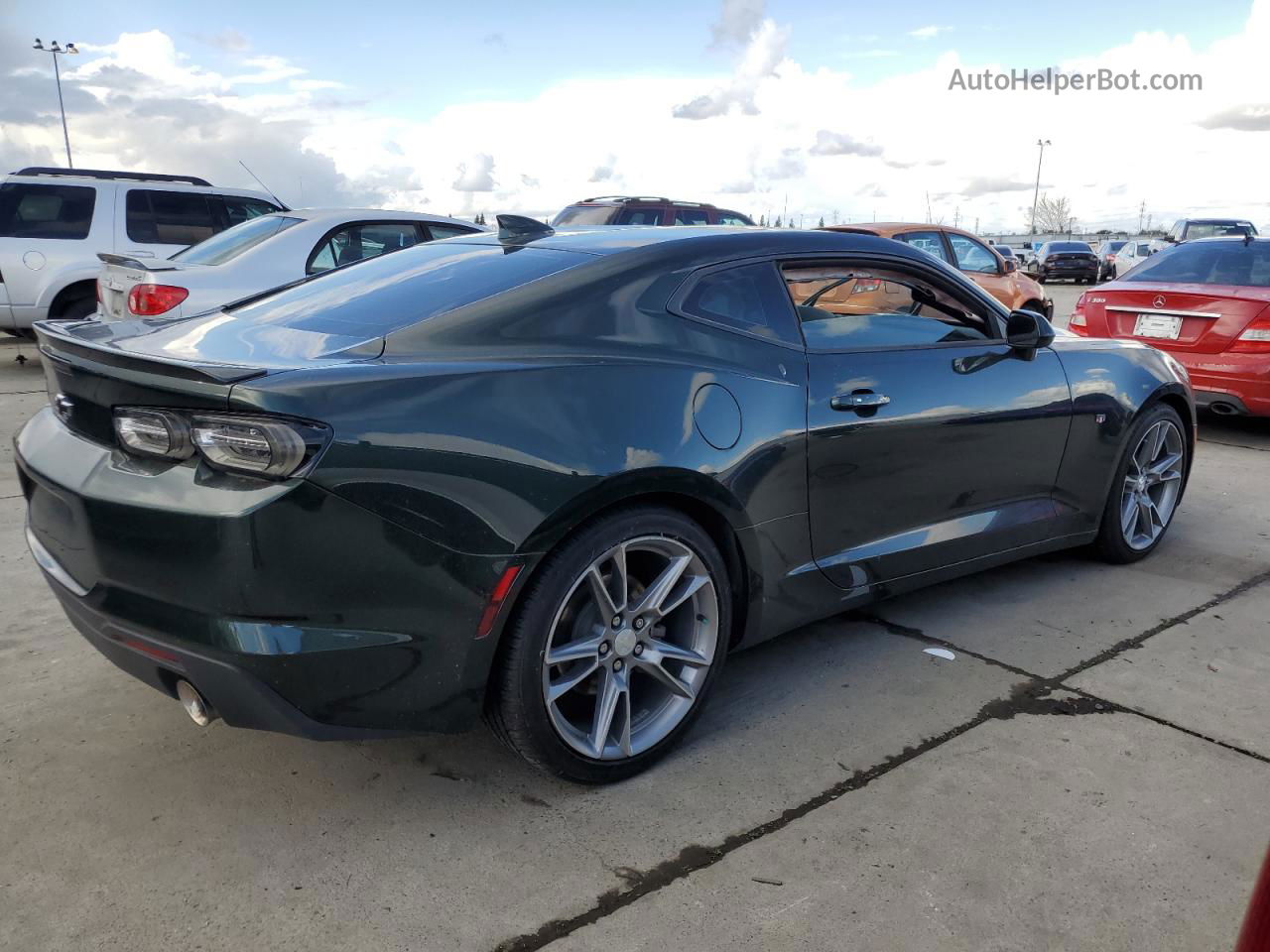 2020 Chevrolet Camaro Ls Green vin: 1G1FB1RS6L0125161