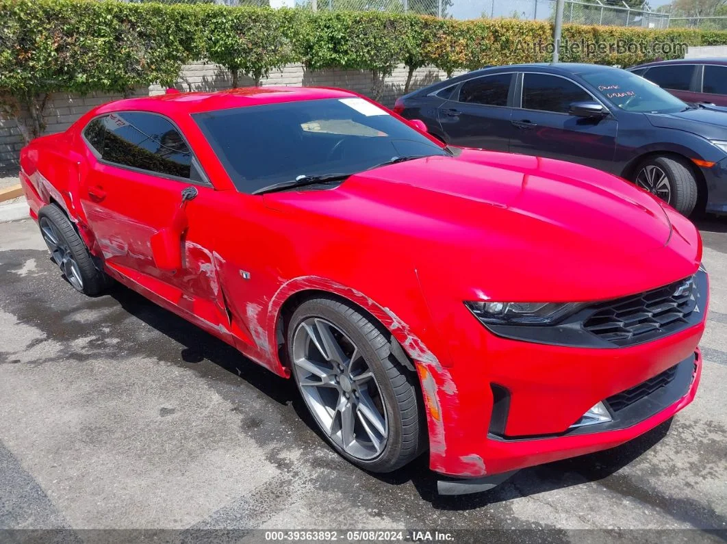 2020 Chevrolet Camaro Rwd  1lt Red vin: 1G1FB1RS6L0134653