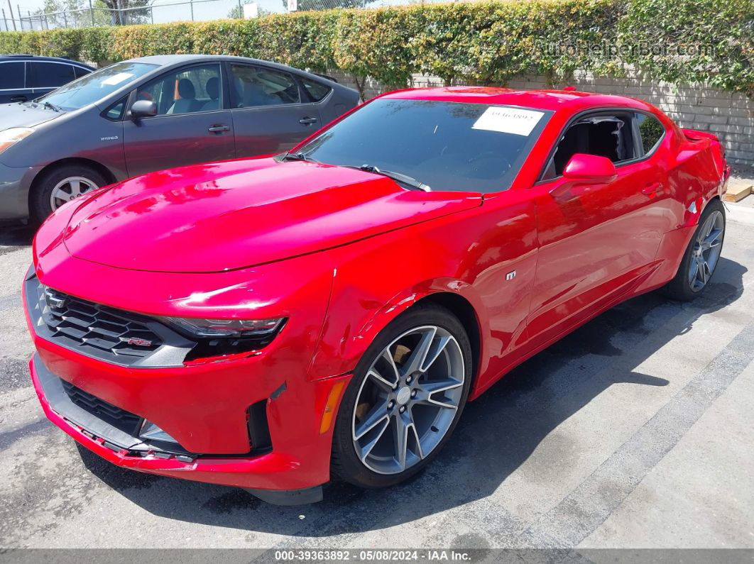 2020 Chevrolet Camaro Rwd  1lt Red vin: 1G1FB1RS6L0134653