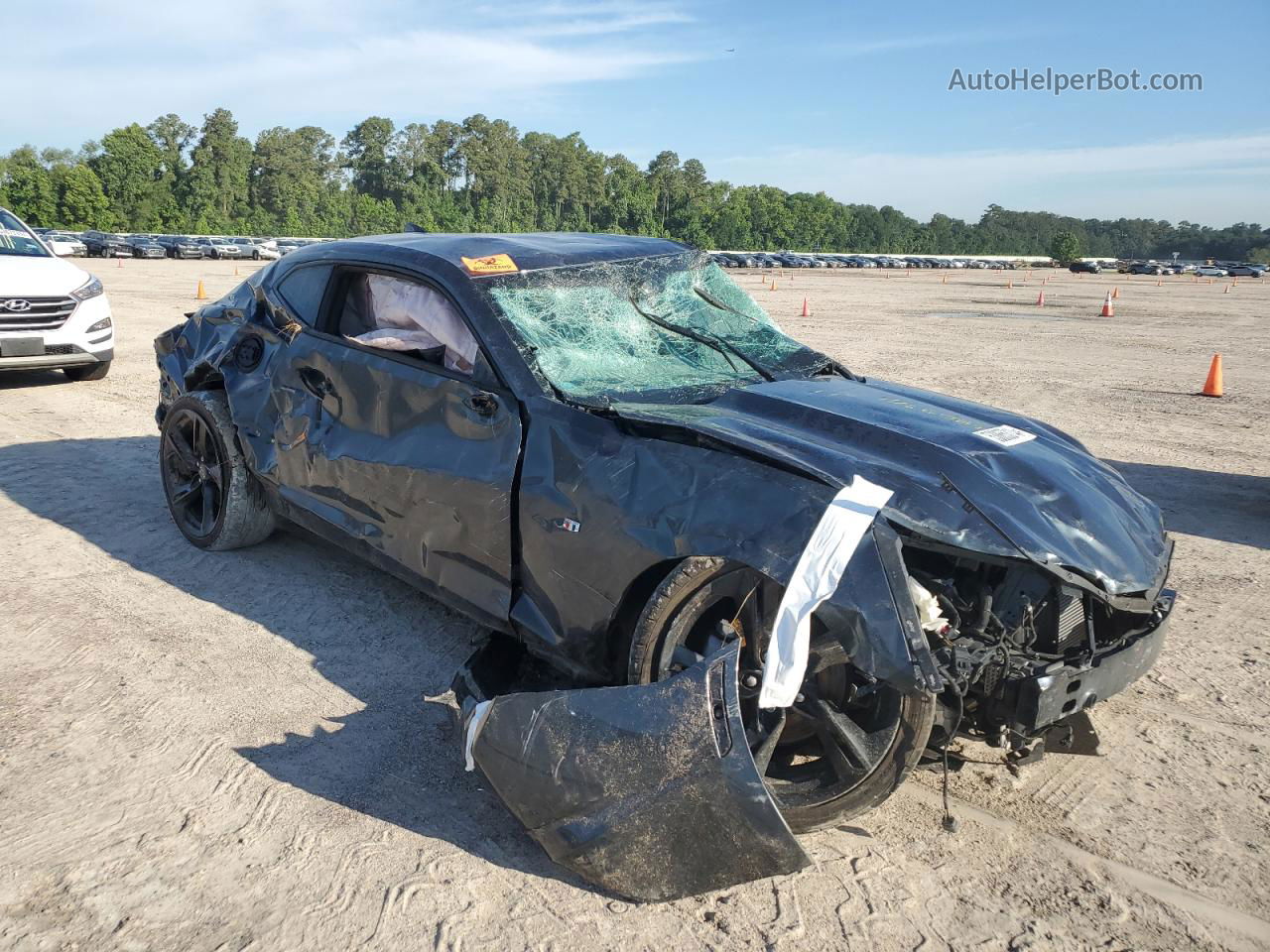 2020 Chevrolet Camaro Ls Серый vin: 1G1FB1RS6L0143868