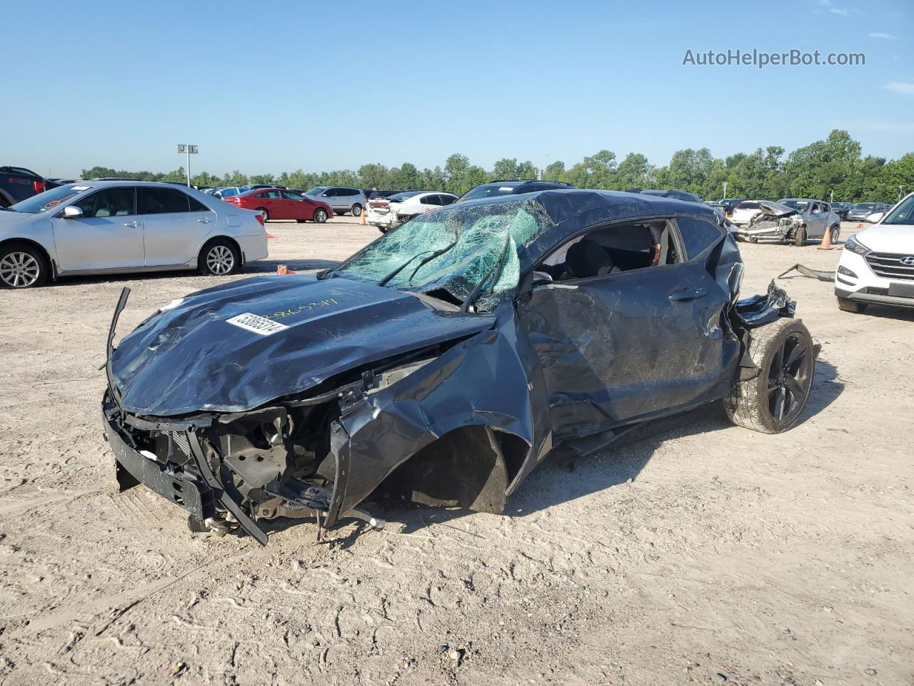 2020 Chevrolet Camaro Ls Серый vin: 1G1FB1RS6L0143868