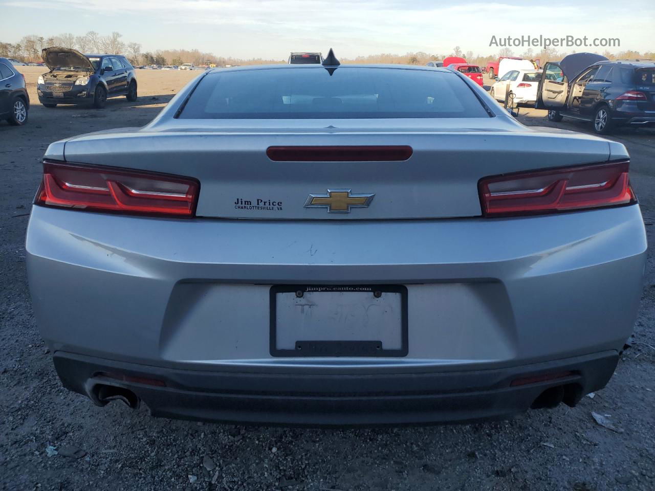 2017 Chevrolet Camaro Lt Silver vin: 1G1FB1RS7H0123037