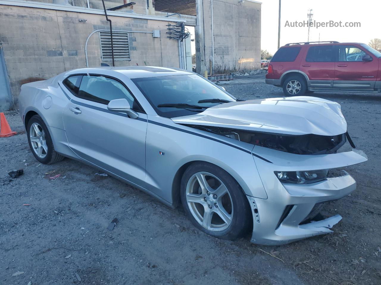 2017 Chevrolet Camaro Lt Silver vin: 1G1FB1RS7H0123037