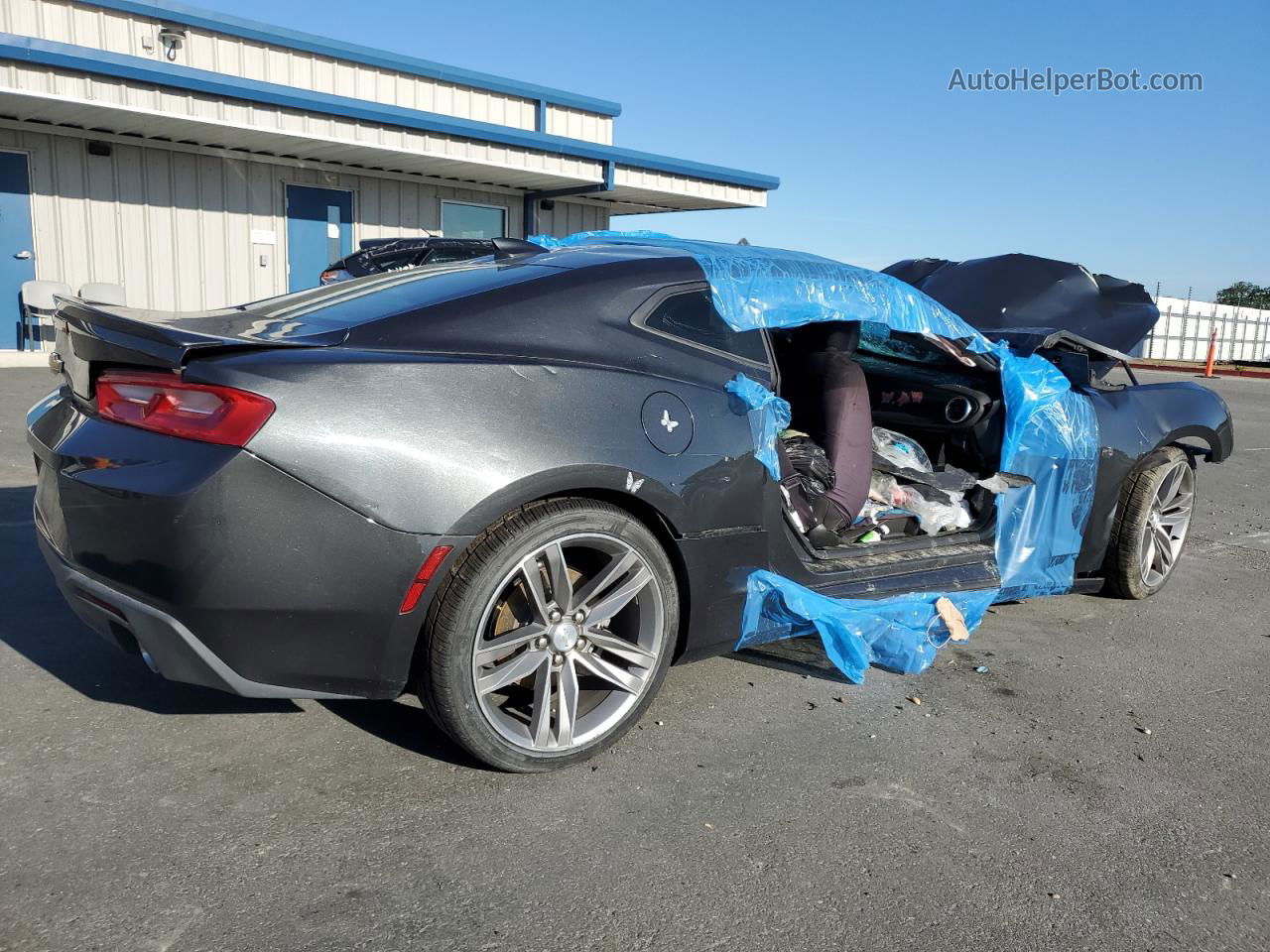 2017 Chevrolet Camaro Lt Charcoal vin: 1G1FB1RS7H0206838