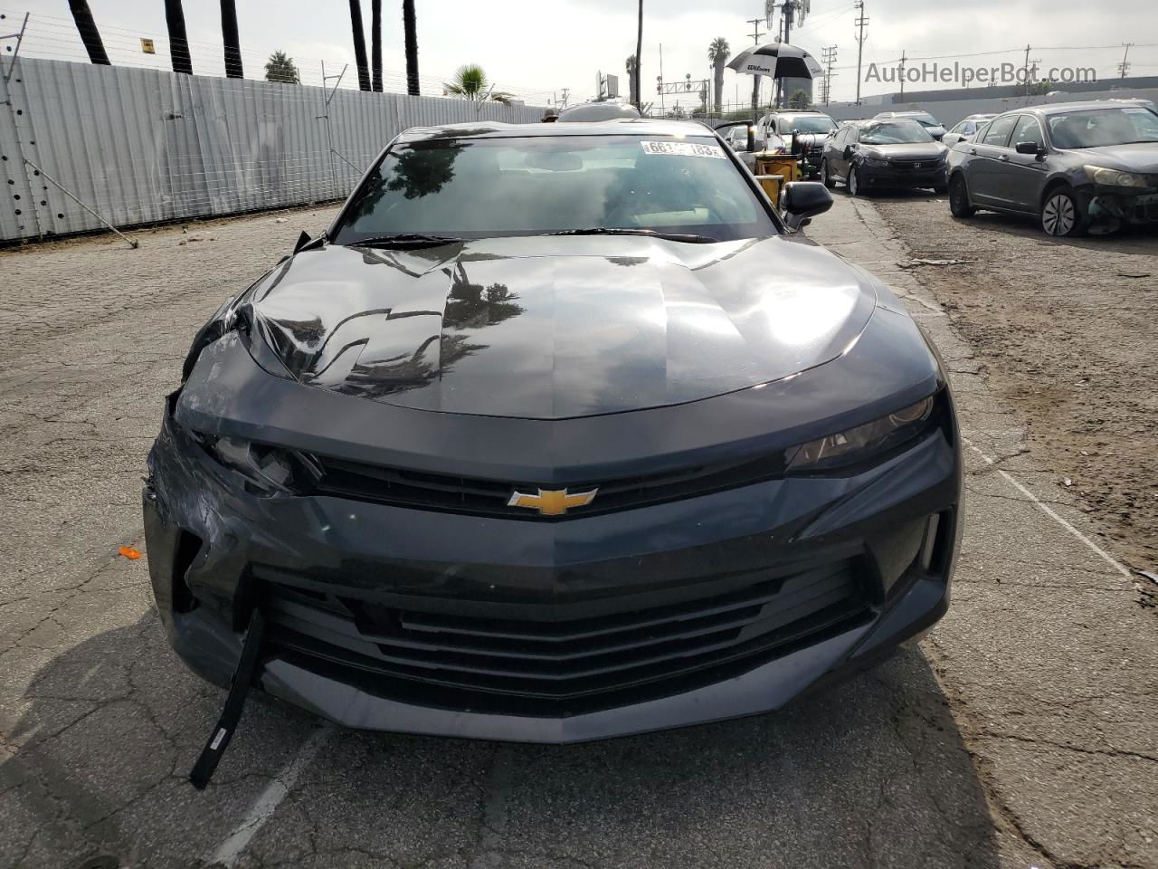 2017 Chevrolet Camaro Lt Black vin: 1G1FB1RS7H0211957