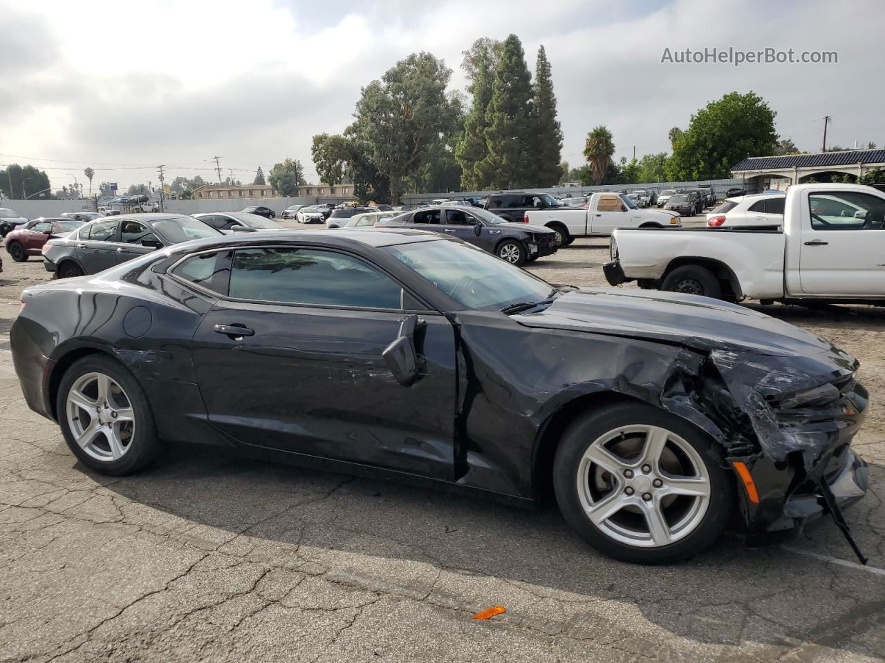 2017 Chevrolet Camaro Lt Black vin: 1G1FB1RS7H0211957