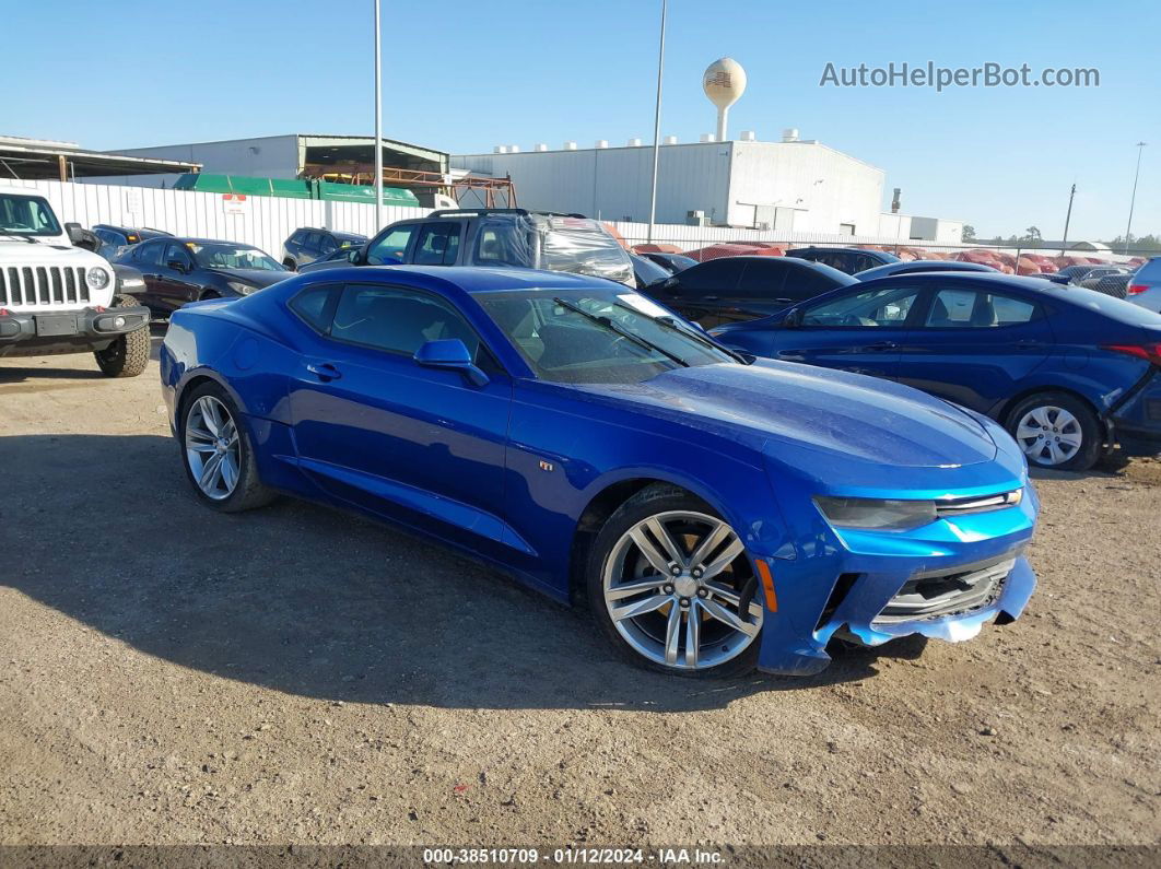 2018 Chevrolet Camaro 1lt Blue vin: 1G1FB1RS7J0162443